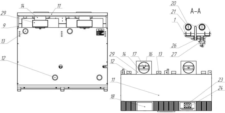 Конструкція котла Eurotherm